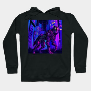 robot wolf Hoodie